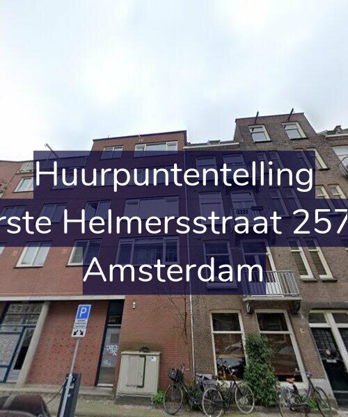 Foto gevel Huurpuntentelling voor Eerste Helmersstraat 257-A, Amsterdam
