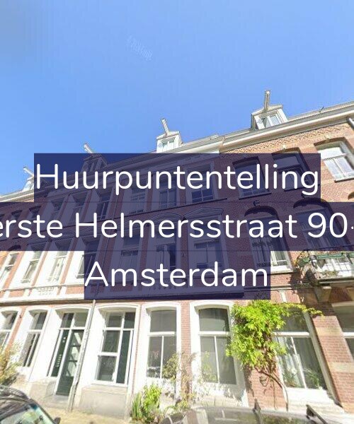 Foto gevel Huurpuntentelling voor Eerste Helmersstraat 90-A, Amsterdam