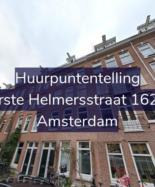 Foto gevel Huurpuntentelling voor Eerste Helmersstraat 162-1, Amsterdam