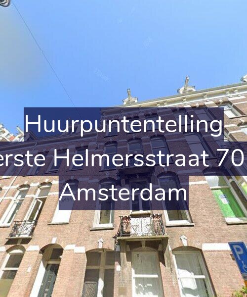 Foto gevel Huurpuntentelling voor Eerste Helmersstraat 70-2, Amsterdam