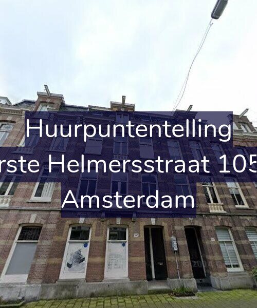 Foto gevel Huurpuntentelling voor Eerste Helmersstraat 105-3, Amsterdam