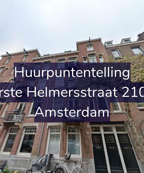 Foto gevel Huurpuntentelling voor Eerste Helmersstraat 210-3, Amsterdam