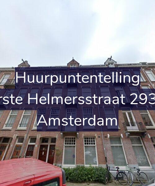 Foto gevel Huurpuntentelling voor Eerste Helmersstraat 293-H, Amsterdam