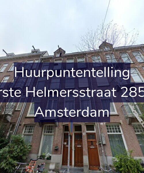 Foto gevel Huurpuntentelling voor Eerste Helmersstraat 285-H, Amsterdam