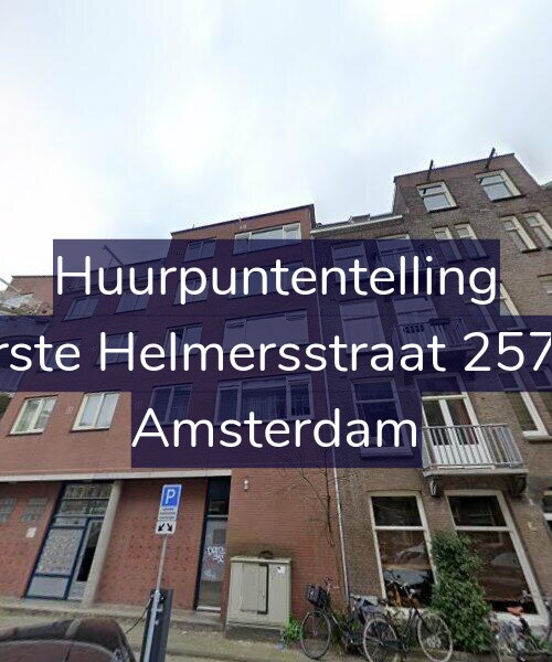 Foto gevel Huurpuntentelling voor Eerste Helmersstraat 257-D, Amsterdam