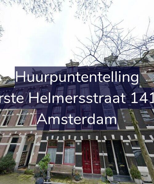 Foto gevel Huurpuntentelling voor Eerste Helmersstraat 141-2, Amsterdam