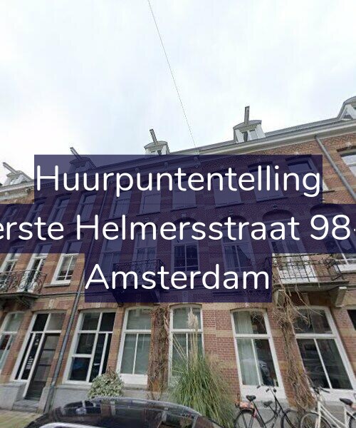 Foto gevel Huurpuntentelling voor Eerste Helmersstraat 98-B, Amsterdam
