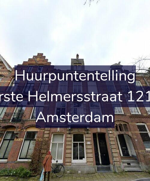 Foto gevel Huurpuntentelling voor Eerste Helmersstraat 121-2, Amsterdam