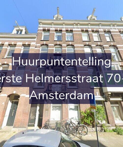 Foto gevel Huurpuntentelling voor Eerste Helmersstraat 70-H, Amsterdam