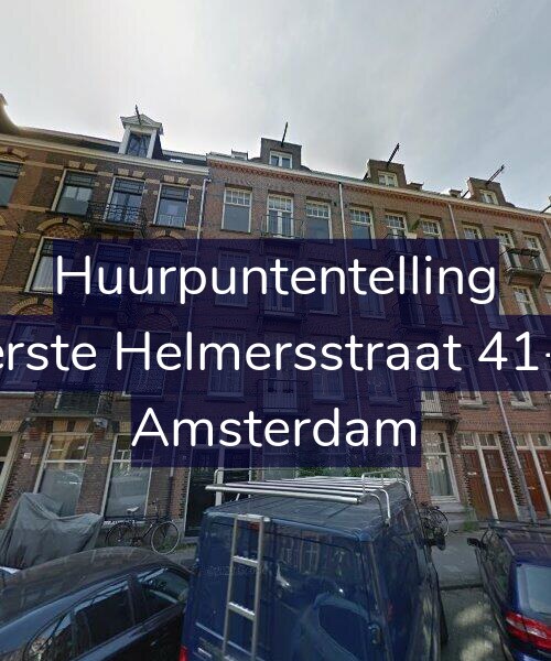 Foto gevel Huurpuntentelling voor Eerste Helmersstraat 41-H, Amsterdam