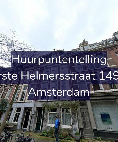 Foto gevel Huurpuntentelling voor Eerste Helmersstraat 149-H, Amsterdam