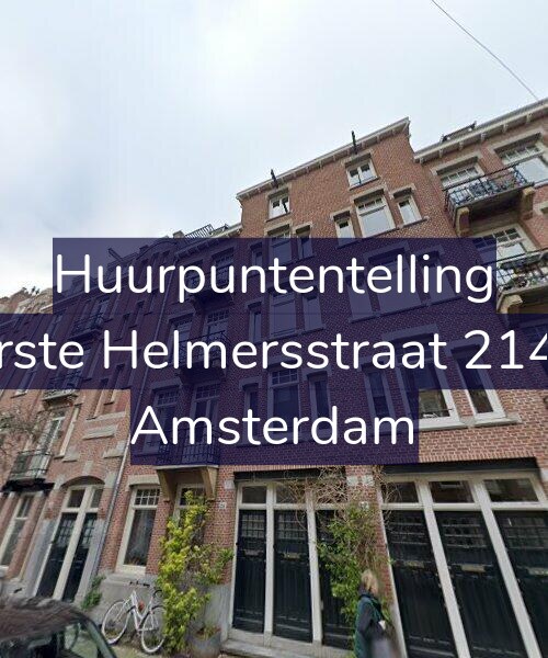 Foto gevel Huurpuntentelling voor Eerste Helmersstraat 214-3, Amsterdam
