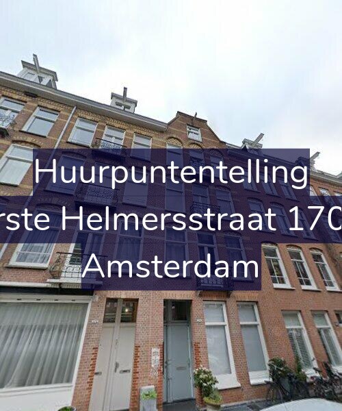 Foto gevel Huurpuntentelling voor Eerste Helmersstraat 170-H, Amsterdam
