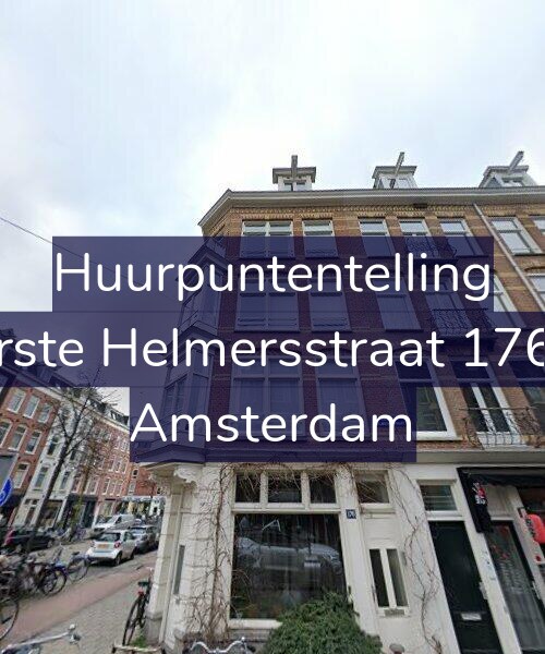 Foto gevel Huurpuntentelling voor Eerste Helmersstraat 176-3, Amsterdam