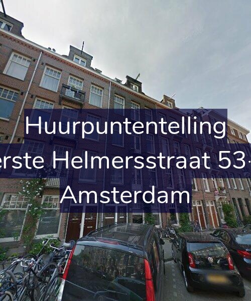 Foto gevel Huurpuntentelling voor Eerste Helmersstraat 53-H, Amsterdam