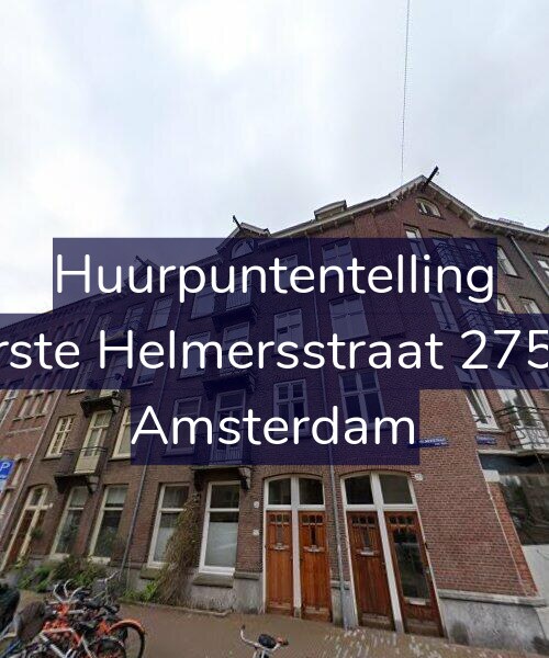 Foto gevel Huurpuntentelling voor Eerste Helmersstraat 275-H, Amsterdam
