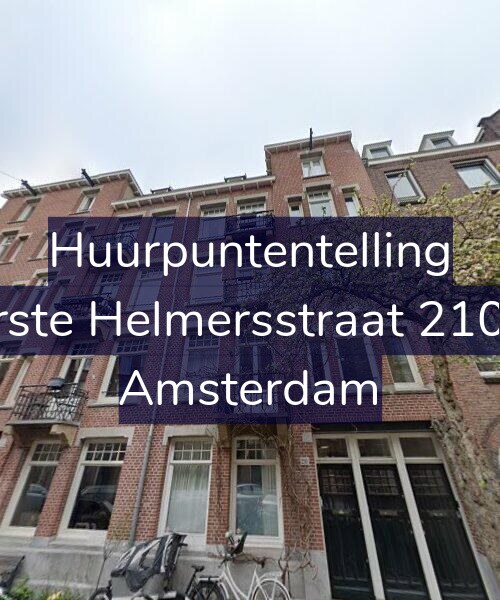 Foto gevel Huurpuntentelling voor Eerste Helmersstraat 210-H, Amsterdam