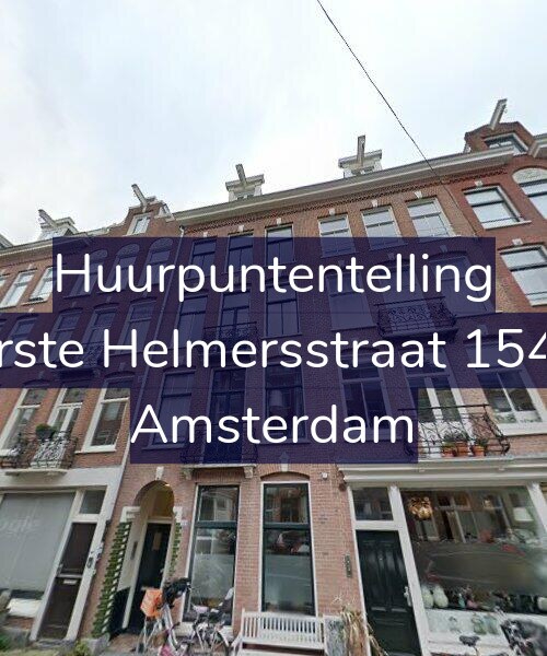 Foto gevel Huurpuntentelling voor Eerste Helmersstraat 154-1, Amsterdam