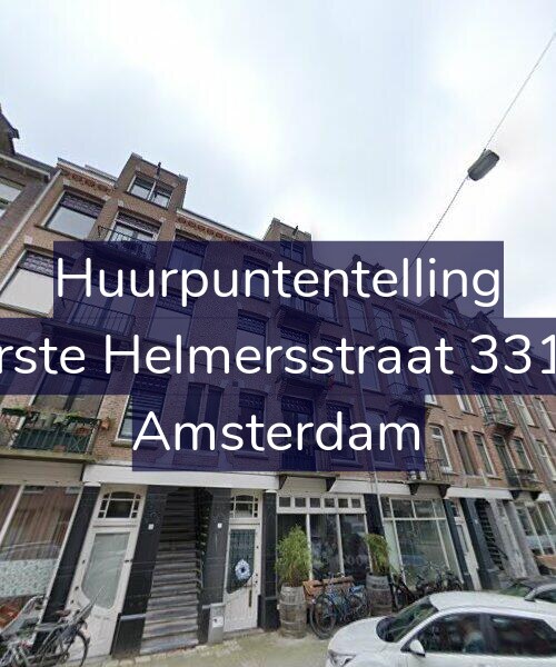 Foto gevel Huurpuntentelling voor Eerste Helmersstraat 331-2, Amsterdam