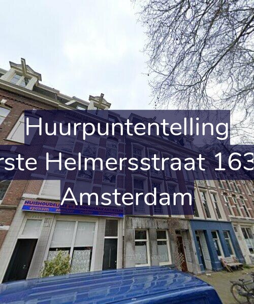 Foto gevel Huurpuntentelling voor Eerste Helmersstraat 163-H, Amsterdam