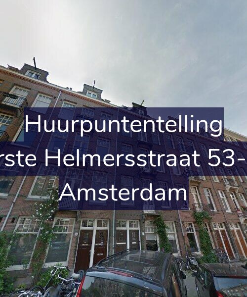 Foto gevel Huurpuntentelling voor Eerste Helmersstraat 53-4A, Amsterdam