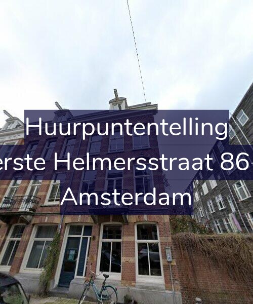 Foto gevel Huurpuntentelling voor Eerste Helmersstraat 86-C, Amsterdam