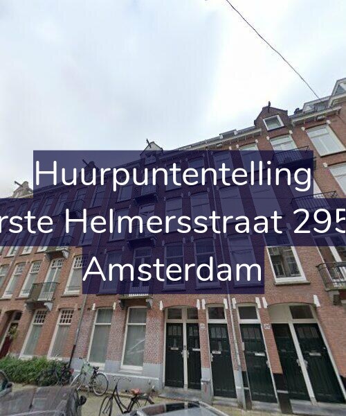Foto gevel Huurpuntentelling voor Eerste Helmersstraat 295-2, Amsterdam