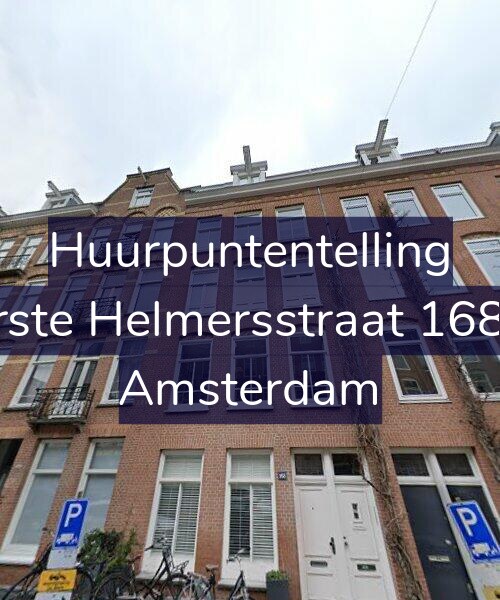 Foto gevel Huurpuntentelling voor Eerste Helmersstraat 168-H, Amsterdam