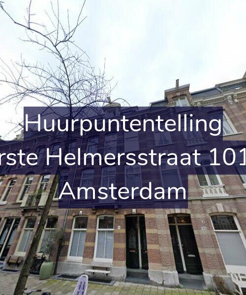Foto gevel Huurpuntentelling voor Eerste Helmersstraat 101-2, Amsterdam
