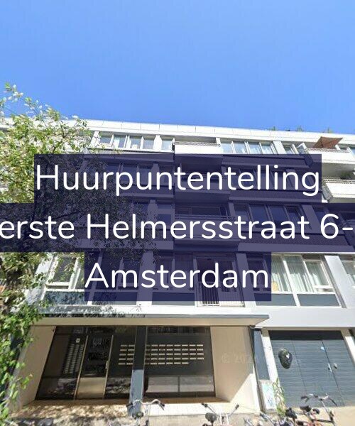 Foto gevel Huurpuntentelling voor Eerste Helmersstraat 6-C, Amsterdam