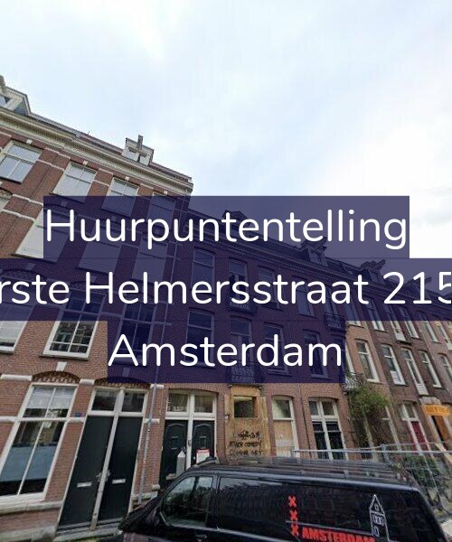 Foto gevel Huurpuntentelling voor Eerste Helmersstraat 215-E, Amsterdam