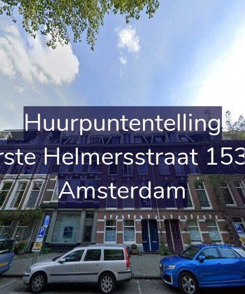 Foto gevel Huurpuntentelling voor Eerste Helmersstraat 153-H, Amsterdam