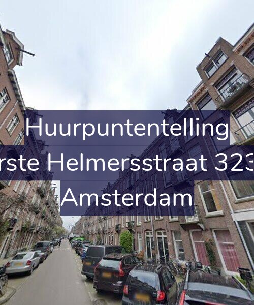 Foto gevel Huurpuntentelling voor Eerste Helmersstraat 323-1, Amsterdam
