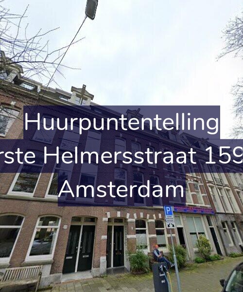 Foto gevel Huurpuntentelling voor Eerste Helmersstraat 159-H, Amsterdam