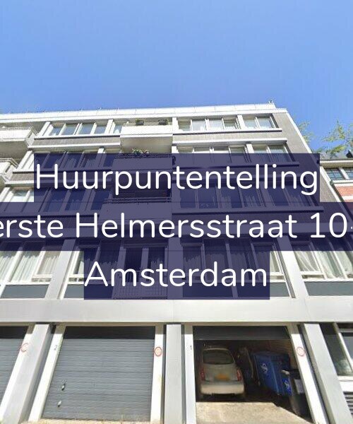 Foto gevel Huurpuntentelling voor Eerste Helmersstraat 10-C, Amsterdam