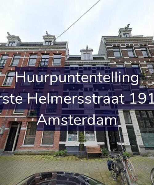 Foto gevel Huurpuntentelling voor Eerste Helmersstraat 191-H, Amsterdam