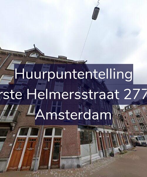 Foto gevel Huurpuntentelling voor Eerste Helmersstraat 277-B, Amsterdam