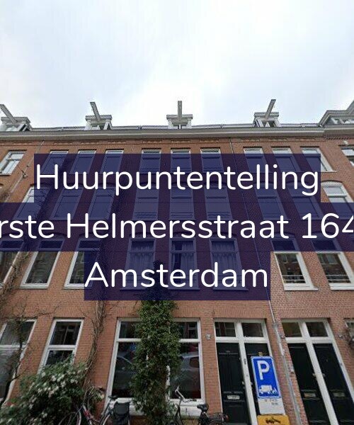 Foto gevel Huurpuntentelling voor Eerste Helmersstraat 164-3, Amsterdam