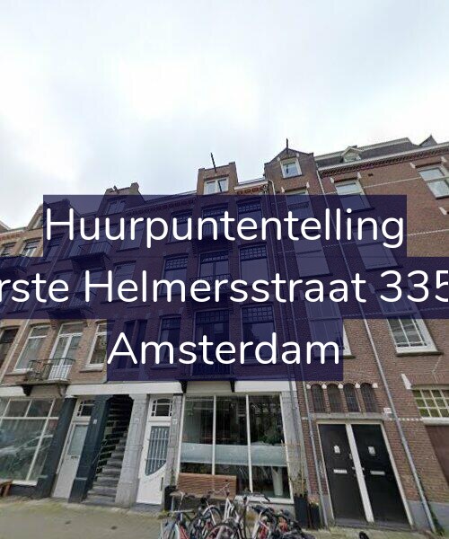 Foto gevel Huurpuntentelling voor Eerste Helmersstraat 335-2, Amsterdam