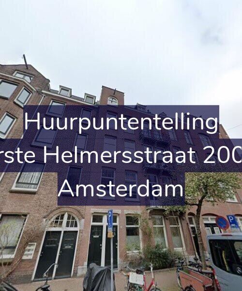 Foto gevel Huurpuntentelling voor Eerste Helmersstraat 200-H, Amsterdam