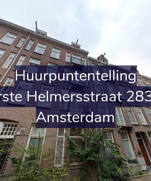 Foto gevel Huurpuntentelling voor Eerste Helmersstraat 283-H, Amsterdam