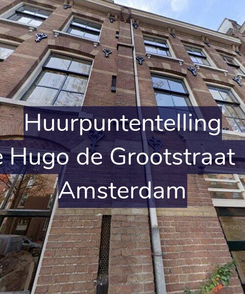 Foto gevel Huurpuntentelling voor Eerste Hugo de Grootstraat 13-E2, Amsterdam