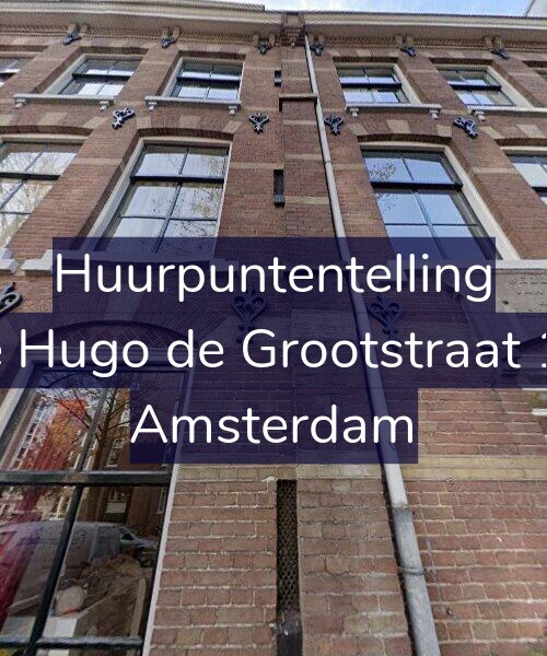 Foto gevel Huurpuntentelling voor Eerste Hugo de Grootstraat 13-H3, Amsterdam