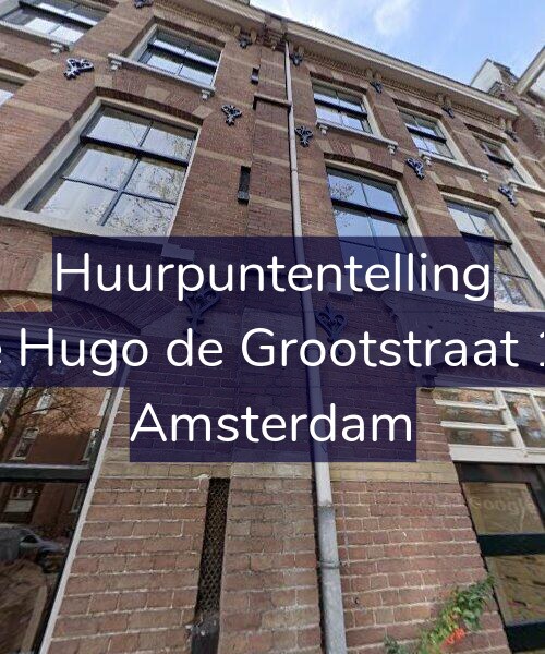 Foto gevel Huurpuntentelling voor Eerste Hugo de Grootstraat 13-D2, Amsterdam