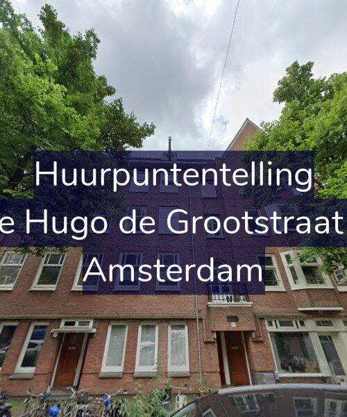 Foto gevel Huurpuntentelling voor Eerste Hugo de Grootstraat 43-1, Amsterdam