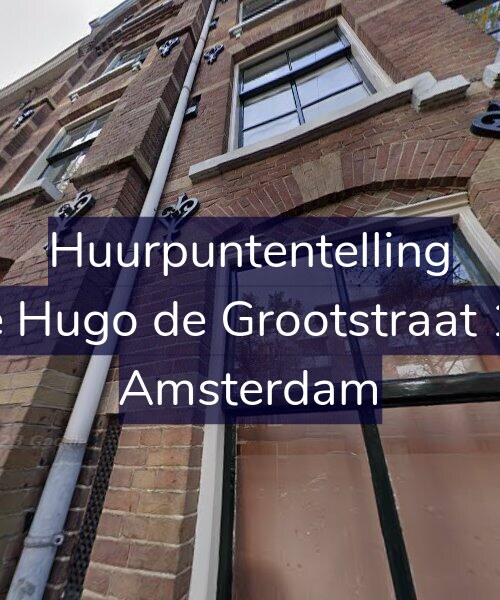 Foto gevel Huurpuntentelling voor Eerste Hugo de Grootstraat 13-A3, Amsterdam
