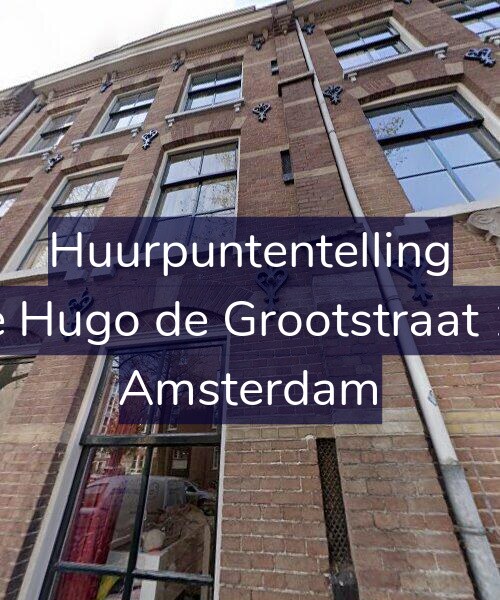 Foto gevel Huurpuntentelling voor Eerste Hugo de Grootstraat 13-P2, Amsterdam