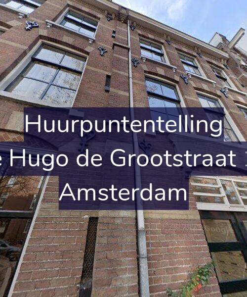 Foto gevel Huurpuntentelling voor Eerste Hugo de Grootstraat 13-C1, Amsterdam