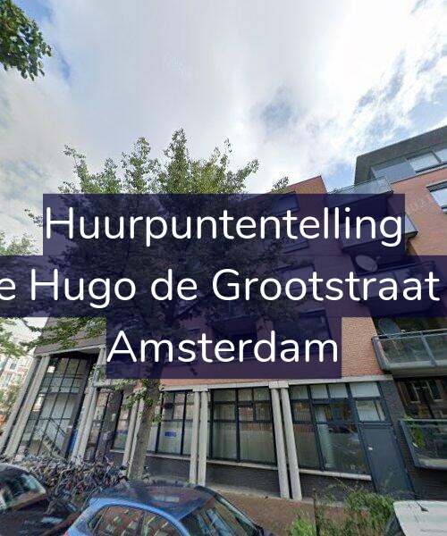 Foto gevel Huurpuntentelling voor Eerste Hugo de Grootstraat 32-A, Amsterdam