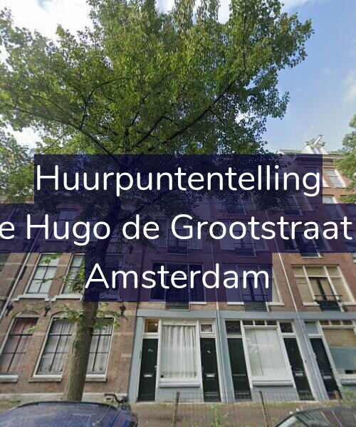 Foto gevel Huurpuntentelling voor Eerste Hugo de Grootstraat 15-1, Amsterdam
